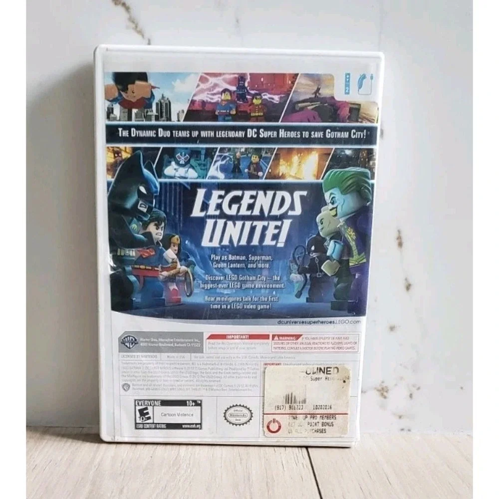 LEGO Batman 2: DC Super Heroes (Nintendo Wii, 2012) No Manual